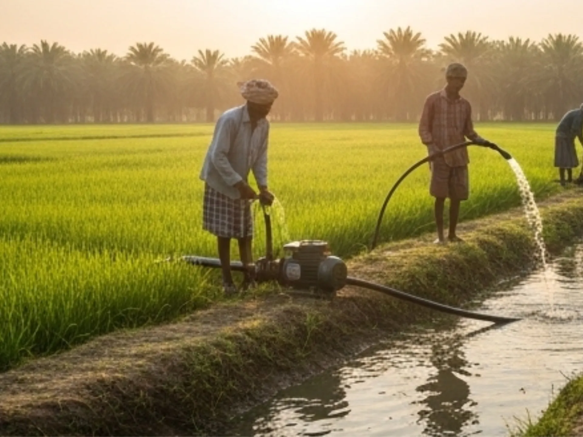 Agricultural irrigation pump system — Texmo Pumps for farms and crop irrigation